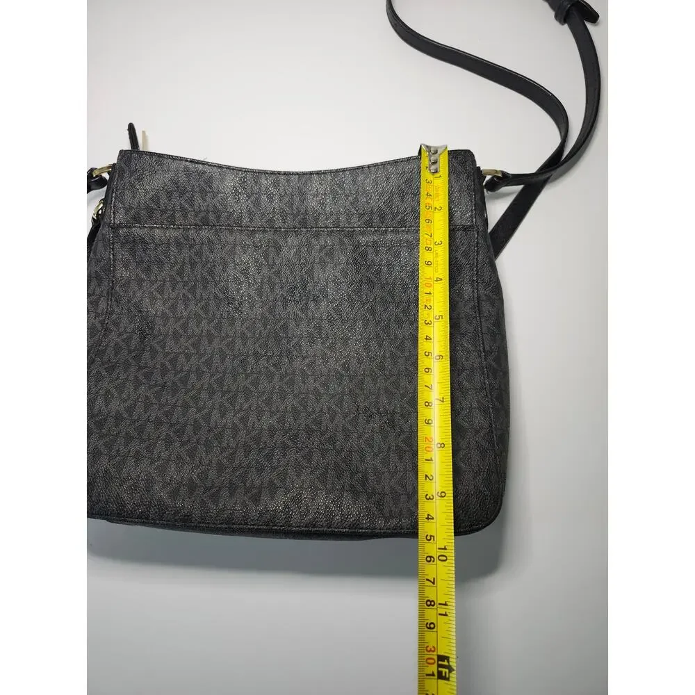 Michael Kors Monogram Bag Black Crossbody Y2K Minimalist Casual